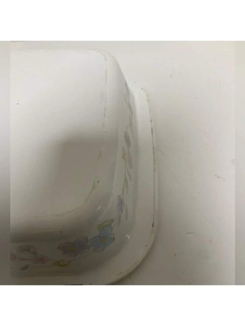 Vintage Corning Ware “Pastel Bouquet” A-21 Rectangular Baking Dish  – USA